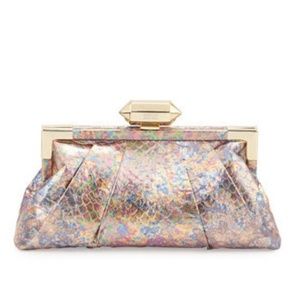 Badgley Mischka Sienna Metallic Clutch